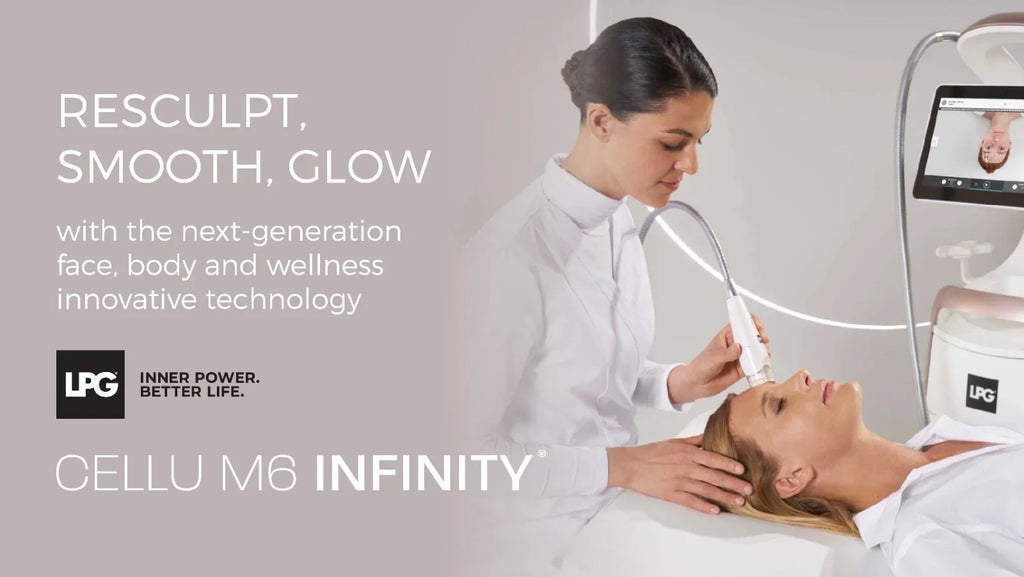 RESCULPT, SMOOTH, GLOW with the next-generation face, body and wellness innovative technology - LPG Cellu M6 Infinity